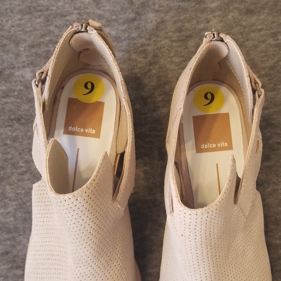 Dolce Vita new half boot bootie size 9 new tan - Picture 3 of 5